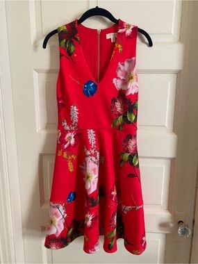Ted Baker Red Floral Dress